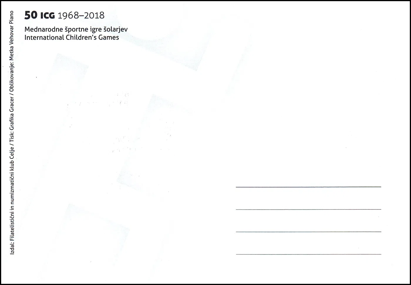 ICG / MEDNARODNE ŠPORTNE IGRE ŠOLARJEV 1968 - 2018